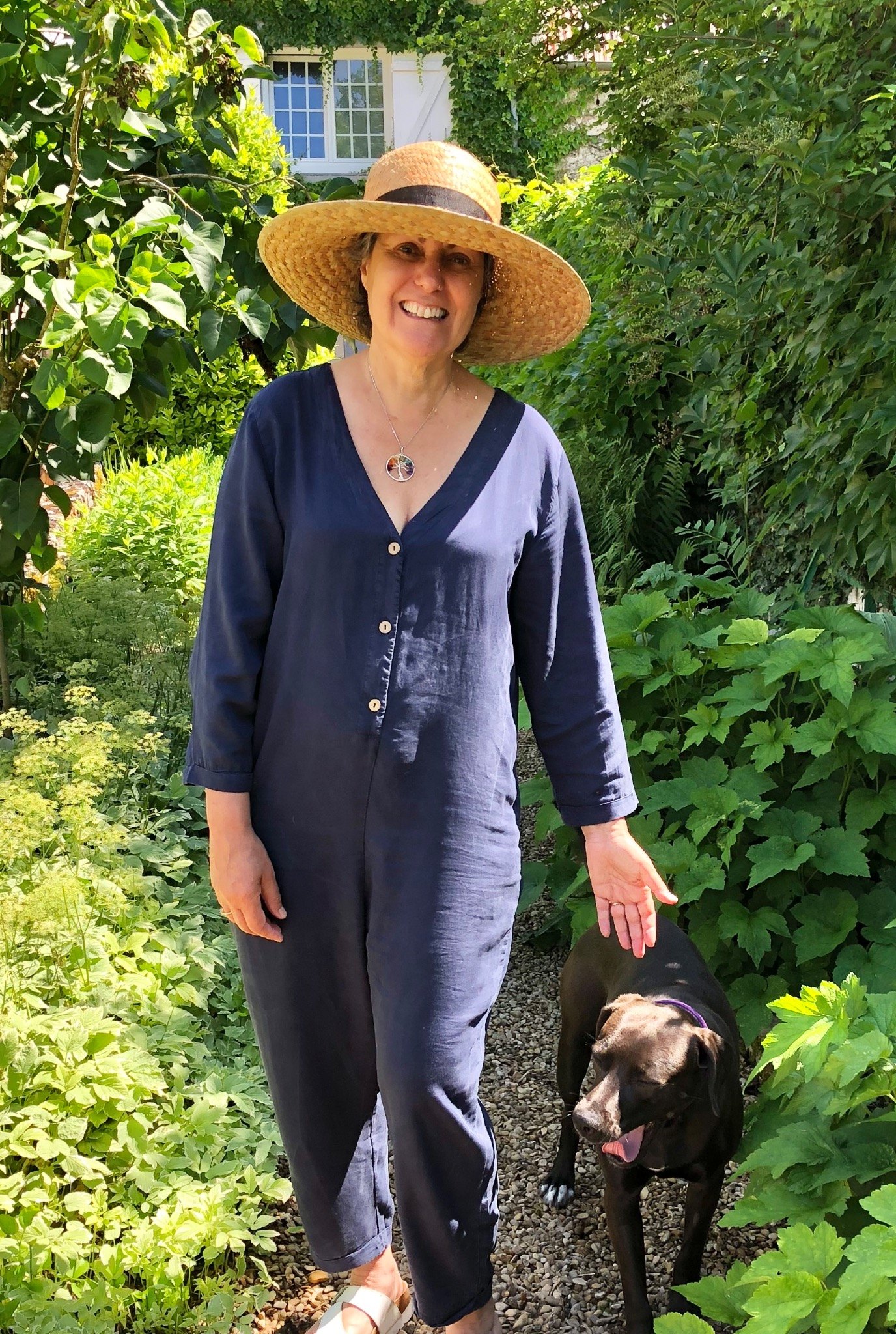 In the garden at Maison Renoux